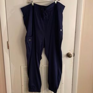 Scrub pants-jogger - navy